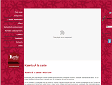 Tablet Screenshot of kareliaalacarte.fi
